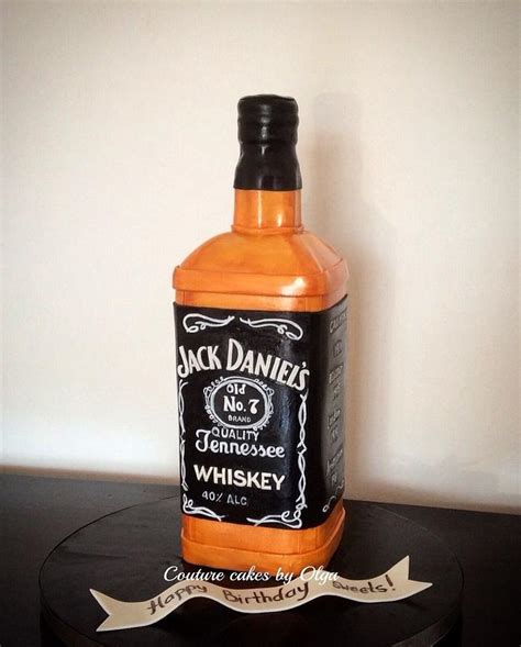 Whiskey Bottle Cake Decorated Cake By Couture Cakes By Cakesdecor