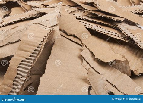 Corrugated Cardboard Torn Pile Stock Image Image Of Cardboard Rough