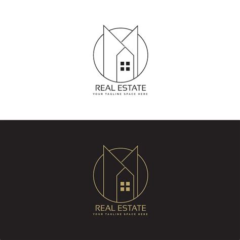 Premium Vector Eyecatching Real Estate Logo Design