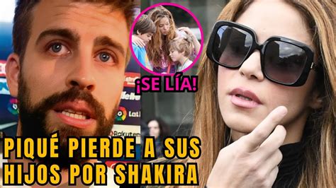 CUSTODIA TOTAL Shakira denuncia a Piqué por lo que hizo a Milán y