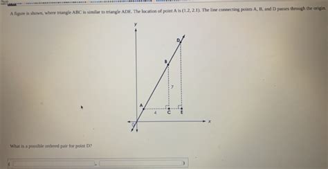 Solved A Figure Is Shown Where Triangle ABC Is Similar To Triangle