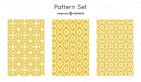 Yellow Geometric Pattern Design Vector Download