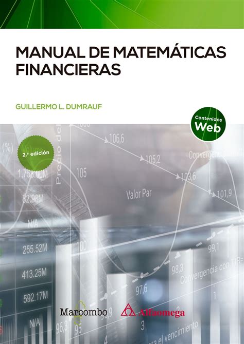 Manual de matemáticas financieras Marcombo Libros técnicos de arte