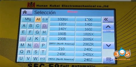 2006 Nissan Altima Key Cutting By SEC E9 Remote Programming With