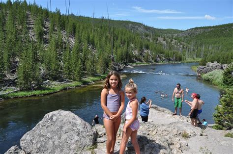 The Firehole River Swimming Hole is on the southern portion of Firehole ...