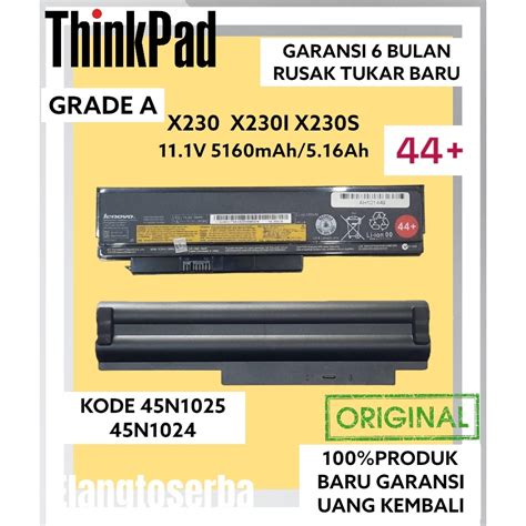 Jual Baterai Battery Laptop Lenovo ThinkPad X230 X230I X230S ORIGINAL