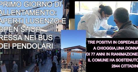 Chioggia Azzurra Tg Azzurra Tre Positivi In Ospedale A Chioggia