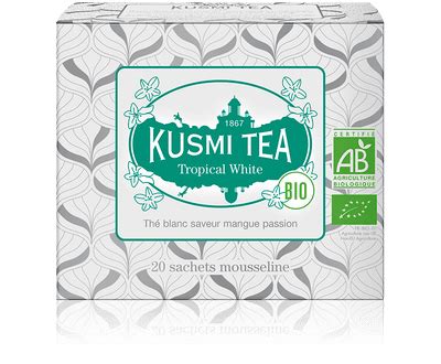 TROPICAL WHITE BIO BLANC SACHETS X20 KUSMI TEA