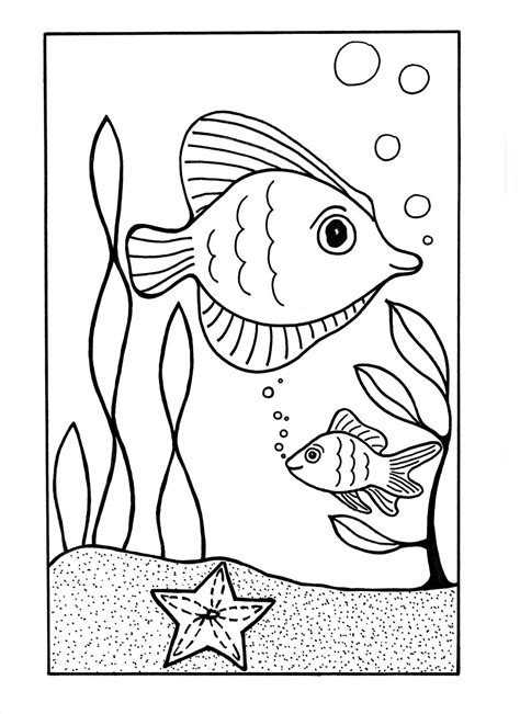 Under The Sea Coloring Page