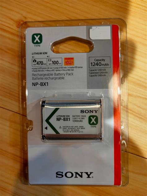 Sony NP BX1 M8 Rechargeable Lithium Ion Battery Pack Photography