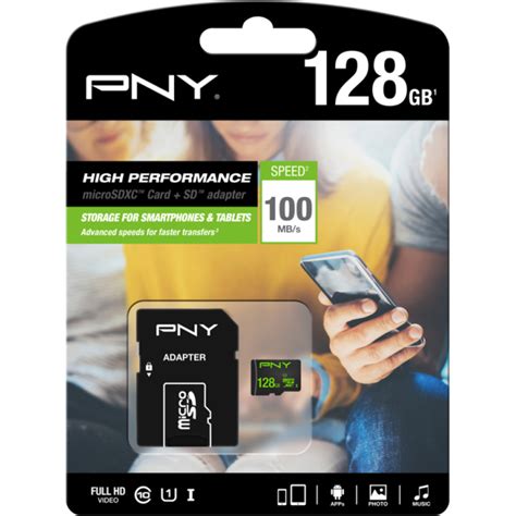 Pny High Performance Gb Microsdxc Class Uhs I U Mb S