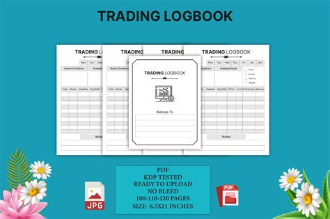 Trading Logbook For Kdp Interior Graphic By Sabikun Creative Fabrica