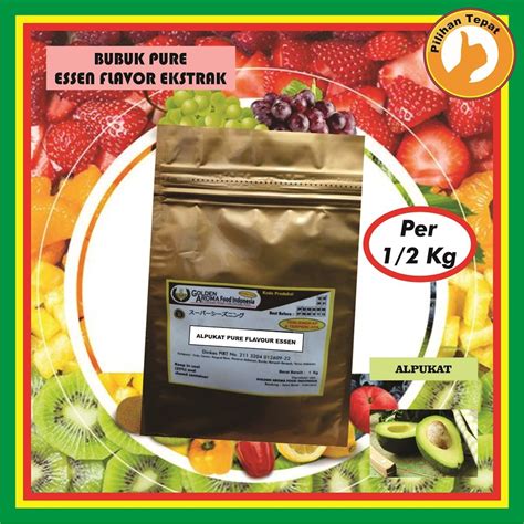 Jual Bubuk Alpukat Kg Pure Efe Murni Essen Flavour Ekstrak Gram