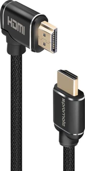 Promate K Hdmi Audio Video Cable High Definition Right Angle K