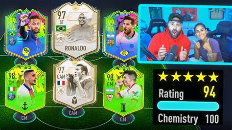 OMG INSANE DRAFT 194 DRAFT CHALLENGE VS MY GIRLFRIEND FIFA 21