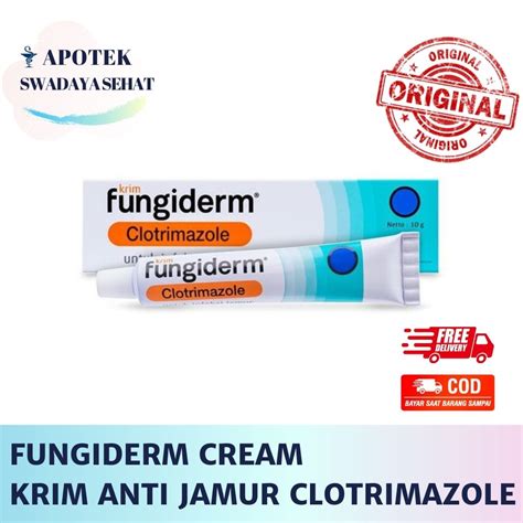 Jual Fungiderm Cream Gram Anti Jamur Krim Clotrimazole Gram Fungi