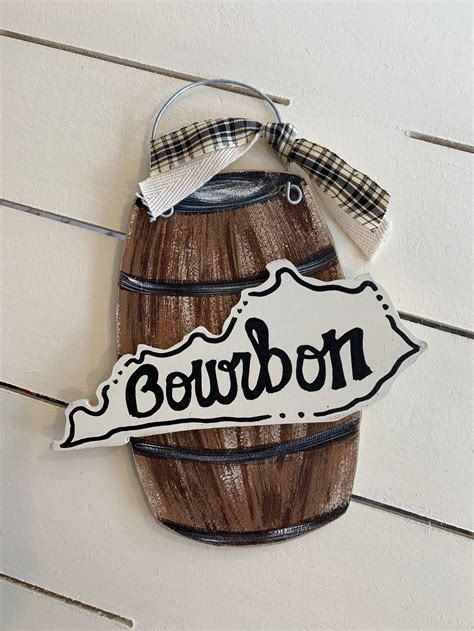 Bourbon Kentucky Ornament Bourbon Barrel Bourbon Ornament Etsy