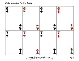 Blank Playing Card Template Make Your Own Playing Cards Pdf