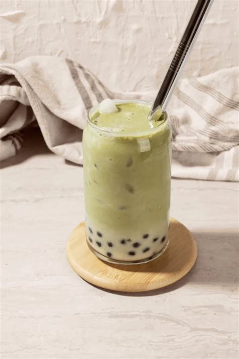 Matcha Boba With Protein Blogilates