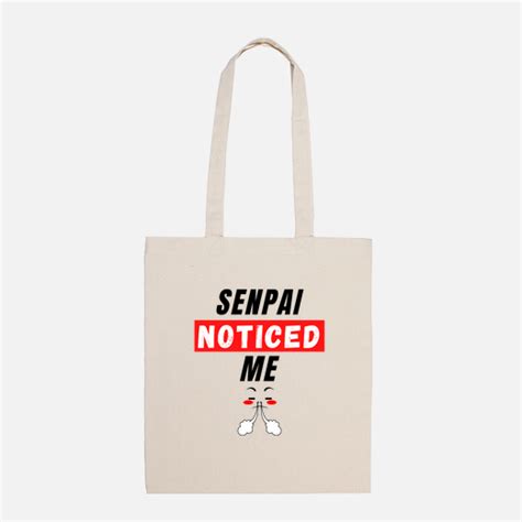 Senpai Noticed Me Anime Manga Bag Tostadora