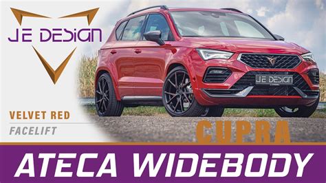 Je Design Umbau Cupra Ateca Widebody In Velvet Red Mit Tieferlegung