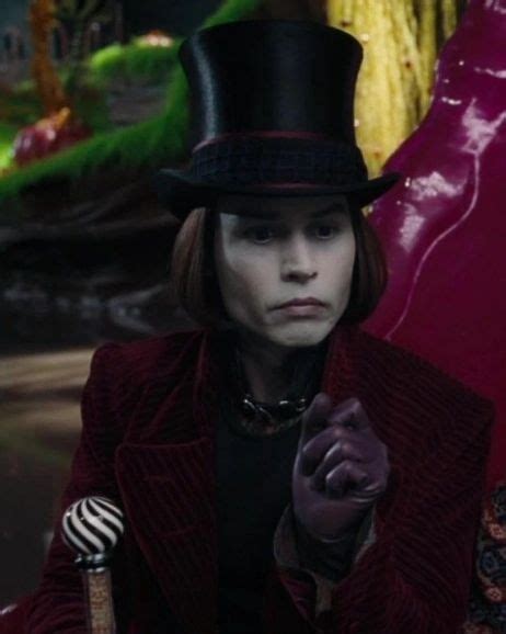 pin  charitys ghost  wonka johnny depp willy wonka johnny