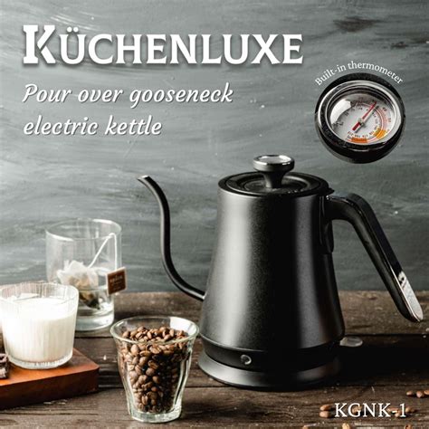 Kuchenluxe Kgnk Pour Over Gooseneck Electric Kettle L Lazada Ph