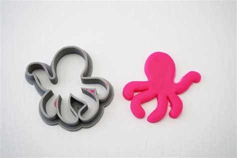 Octopus Cookie Cutter Cookie Cutters Octopus Shape Cookie Etsy