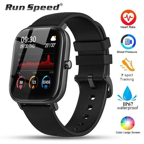 P8 Smart Watch Men Women Ip67 Waterproof Fitness Tracker Sport Heart Rate Monitor Full Touch