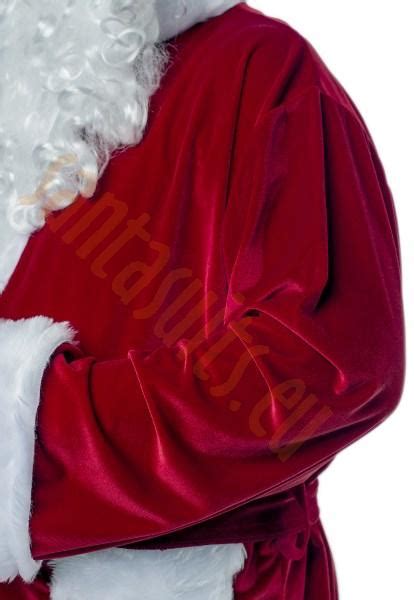 Velour Santa Suit With Jacket Full Set Parts Plus Accessories