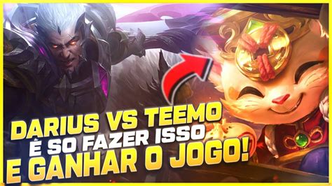 NAO TEM COMO PERDER COMO JOGAR DE DARIUS CONTRA TEEMO NO WILD RIFT