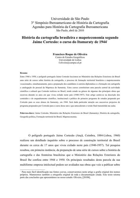 Pdf Hist Ria Da Cartografia Brasileira E Mapoteconomia Pdf