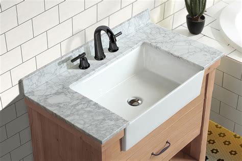 Marina 36 Bathroom Vanity Driftwood Finish Ari Kitchen And Bath