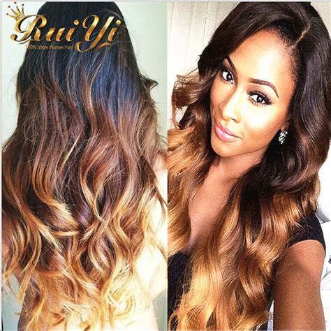 Ombre 3 Tone Brazilian Hair Body Wave Ombre Brazilian Hair Weave