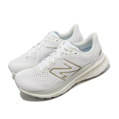 New Balance 慢跑鞋 860 V13 D Wide 女鞋 白 灰金 寬楦 路跑 運動鞋 NB 透氣 W860W13D | 慢跑鞋 ...