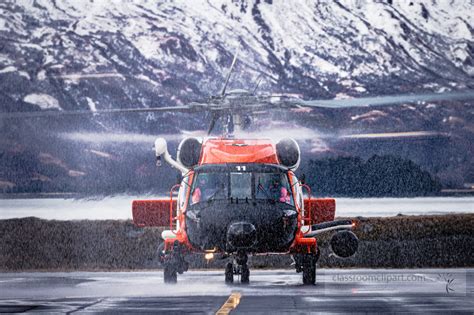 Helicopter Pictures Sikorsky MH 60T Jayhawk Helicopter In A Rain Sleet