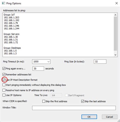 PingInfoView screenshot and download at SnapFiles.com