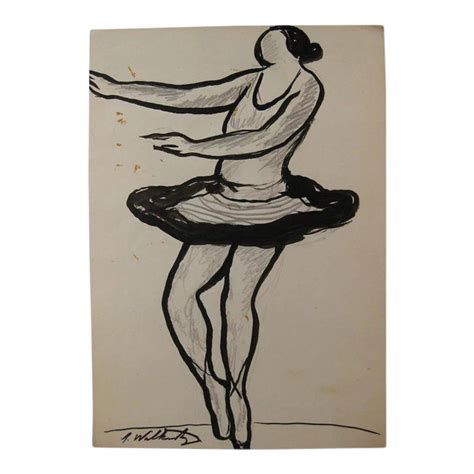 abraham walkowitz   portrait  isadora duncan ink