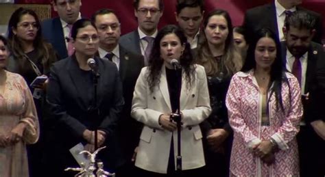 Luisa María Alcalde Entrega El Quinto Informe De Gobierno De Amlo Al