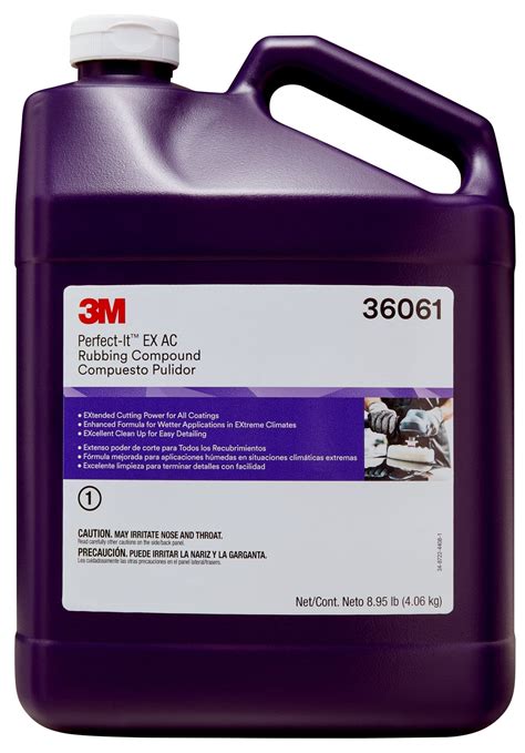 M Perfect It Ex Ac Rubbing Compound Gallon Per Case