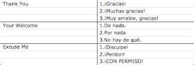 Aprende Español: The Basics of Saying Thank You, Excuse Me, and Please ...