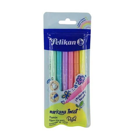 PELIKAN Plumones Markana Twist Color Pastel Papelería Servinet