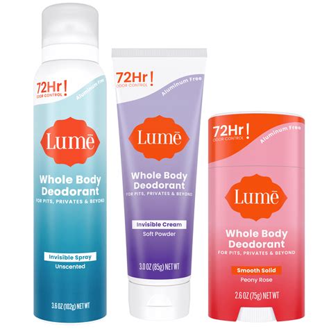 New Lume Starter Pack Bundle Lume Deodorant Outrageously Effective