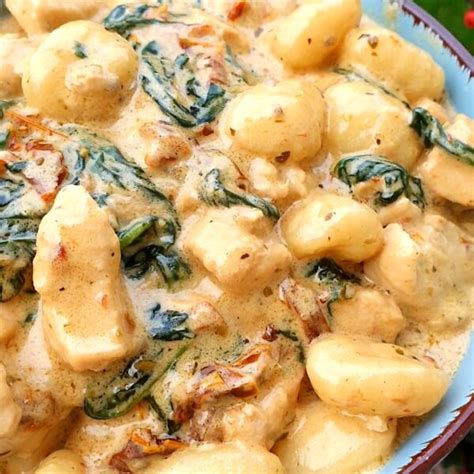 Easy Creamy Chicken Gnocchi With Spinach Recipe With Video Pasta