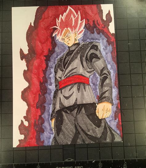 Goku Black Super Saiyan Rose By Reflexxarts On Deviantart