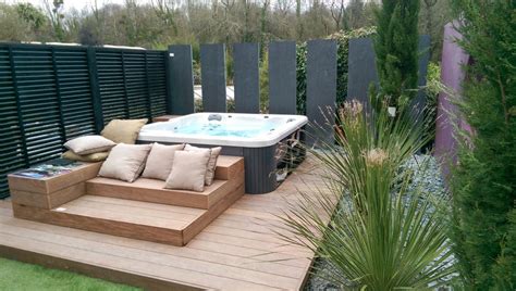 Terrasse En Bois Avec Jacuzzi Veranda Styledevie Fr