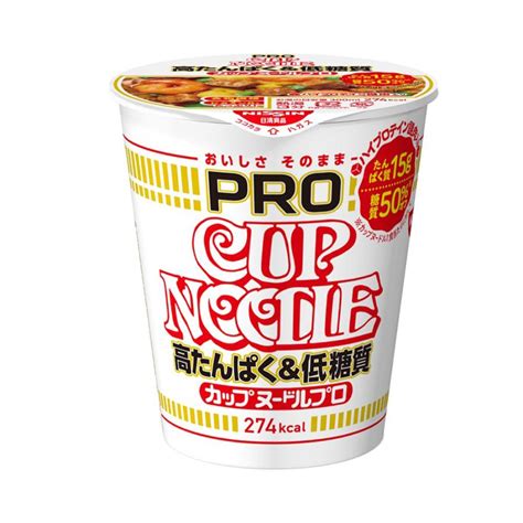 ラーメン 日清食品 カップヌードルpro高たんぱく＆低糖質 74g×12個 麺 乾麺 夜食 軽食 時短 手軽 簡単 美味しい 6950546