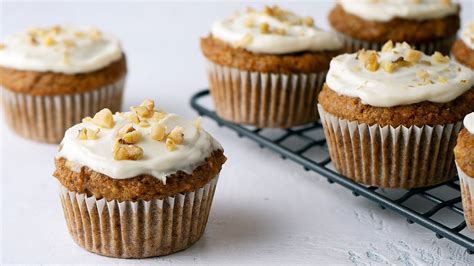 Healthy Carrot Cake Muffins Tender Fluffy YouTube