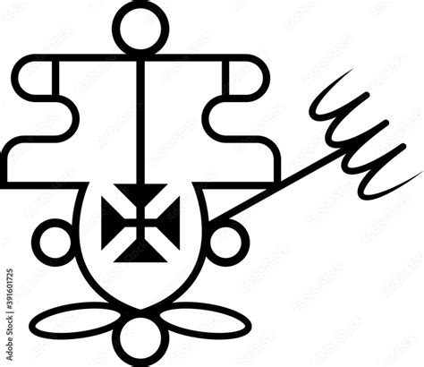 Vector Seal Of Purson Goetic Sigil Daemon Spirit From The Ancient