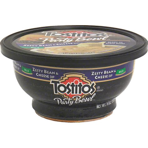 Tostitos Party Bowl Zesty Bean And Cheese Dip Mild Shop Edwards Food